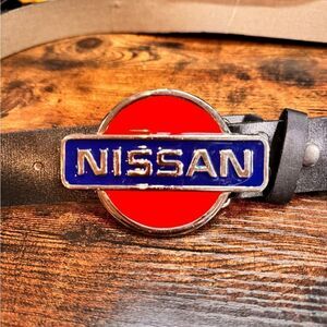 Nissan Red and Blue Buckle and Removable belt 48”